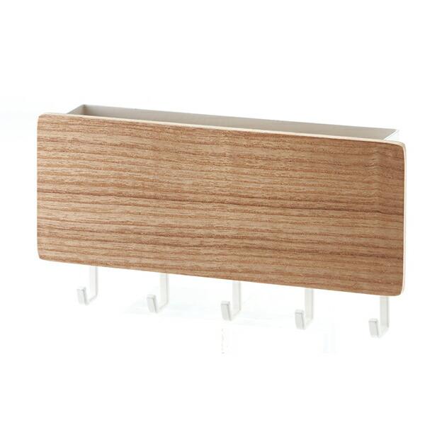 他サイト： 山崎実業 ホルダー付きマグネットキーフック リン ナチュラル 4903208027304 【品番：02730】の商品画像