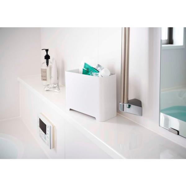 ●浴室で出るシェーバーや入浴剤、ペットボトルなどのゴミをサッと捨てられる、便利なゴミ箱。 ●便利なゴミ箱として。 ●掃除道具の収納に。 ●お風呂のおもちゃ入れに。 ●底面は水抜け穴があります。 ●商品サイズ： 約20×8.7×15cm ●商...