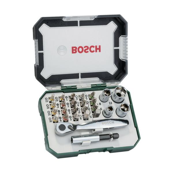 ボッシュ ドライバービット＆ミニラチェットセット 26pcs 【品番