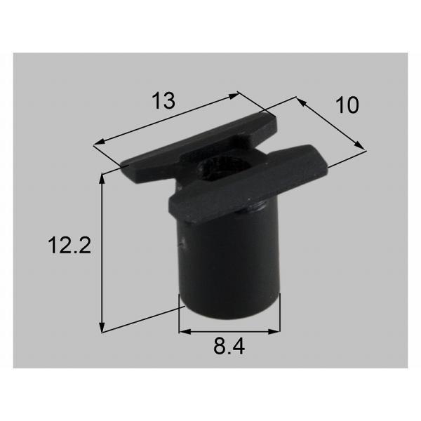 ●色： ブラック系●対応商品： フォーメルト60/フォーメルト70/アルミサッシ●備考： 新日軽部品コード:ETC1150‐01BL【メーカー名】（株）LIXIL【メーカー品番】SVDT522S01