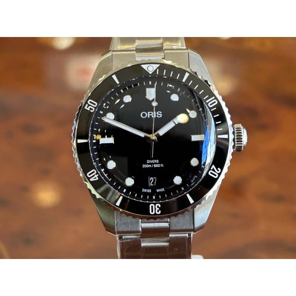 ORIS オリス 時計 ダイバーズ デイト Divers Date 39mm ブラック文字盤 メンズサイズ 腕時計 0173377954054-Set  送料無料 正規輸入品