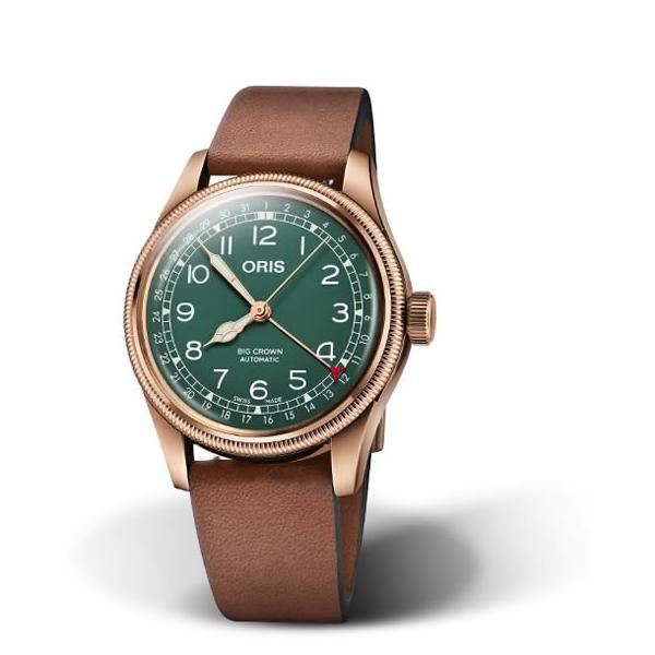 オリス 腕時計 ORIS 時計 ビッグクラウン ポインターデイト 80thアニバーサリーエディション ブロンズ製ケース 40mm ビンテージスタイル 送料無料 正規輸入品