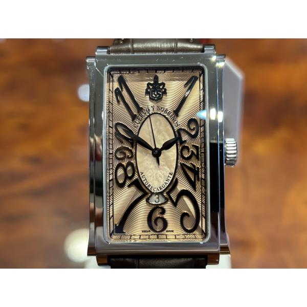 クエルボイソブリノス 腕時計 Cuervo y Sobrinos プロミネンテ ソロテンポ デイト 正規商品 Ref.1012.1SM クエルボ・イ・ソブリノス 無金利分割できます