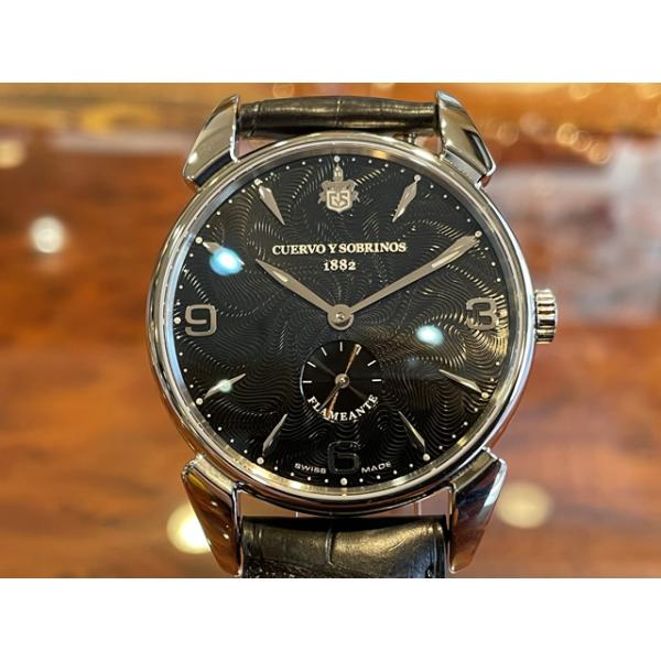 クエルボイソブリノス 腕時計 Cuervo y Sobrinos ヒストリアドール フラメンテ 正規商品 Ref.3130-1FN 無金利分割も可能です