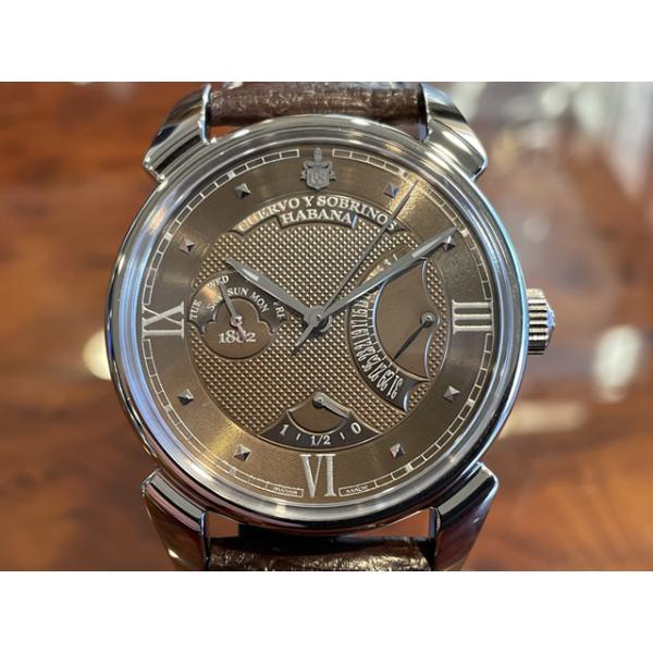 クエルボイソブリノス 腕時計 Cuervo y Sobrinos トルピード ヒストリアドール レトログラード 正規商品 Ref.3194-1T 無金利分割も可能です
