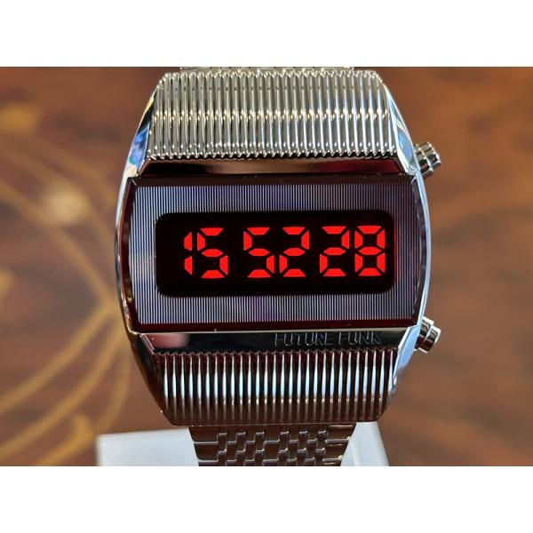 フューチャーファンク LEDウォッチ シルバー色 腕時計 FF201-SV-MT 正規輸入品 FUTURE FUNK