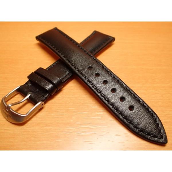 【美品】ジン（Sinn） 純正替えラバーベルト　ブラック　20㎜ Sinn（ジン） Sinn純正ベルト カウレザー 牛革 艶有りバックル