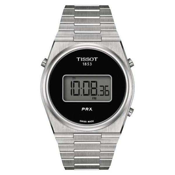 TISSOT ブラック アナログ 時計 TISSOT TISSOT ティソ PRX 2024新作 河村勇輝 選手 着用モデル