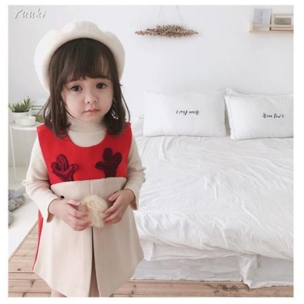 ワンピース 女の子 子供服 クリスマス トナカイ サンタ衣装 ベビー キッズ こどもドレス ジュニア 100 140 Www Tutorialitoshs Es