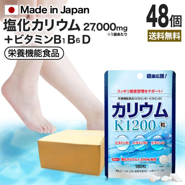 スタンドパック カリウム粒 48個セット (180粒×48)【ケース】