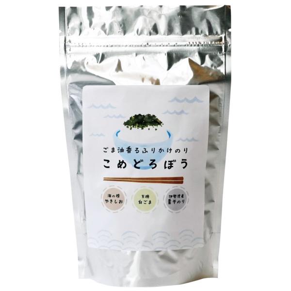 無添加ふりかけ　ごま油香る　ふりかけのり・こめどろぼう　３０ｇ　こだわり原料で味付けした伊勢湾産素干し海苔です。ムソー  /２個までコンパクト便可