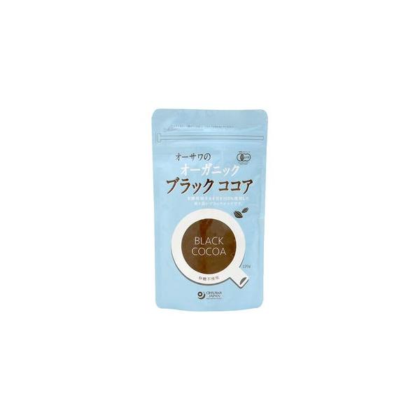 無添加ココア・オーサワ ブラックココア120g 4個までネコポス便可 オーガニックココア 有機JAS(無農薬・無添加) 砂糖不使用 ピュアココア100% :o-a-2067-1:有機家ヤフー店 通販 オーサワのオーガニック ブラックココア 120g 4個セット