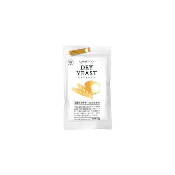 有機JAS認定の天然酵母の使い切りタイプです。ホームベーカリーにぴったりですので、ご家庭で有機のパンをお楽しみください。■手軽に風味豊かな天然酵母のパンが作れる■小麦粉に直接混ぜて使用■ホームベーカリーにも■1包で食パン一斤分○原材料：有機...