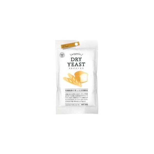 有機JAS認定の天然酵母の使い切りタイプです。ホームベーカリーにぴったりですので、ご家庭で有機のパンをお楽しみください。■手軽に風味豊かな天然酵母のパンが作れる■小麦粉に直接混ぜて使用■ホームベーカリーにも■1包で食パン一斤分○原材料：有機...