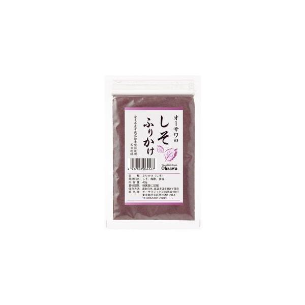 オーサワのしそふりかけ40g　奈良県西吉野産有機赤紫蘇使用　5個までネコポス便可　オーサワジャパン
