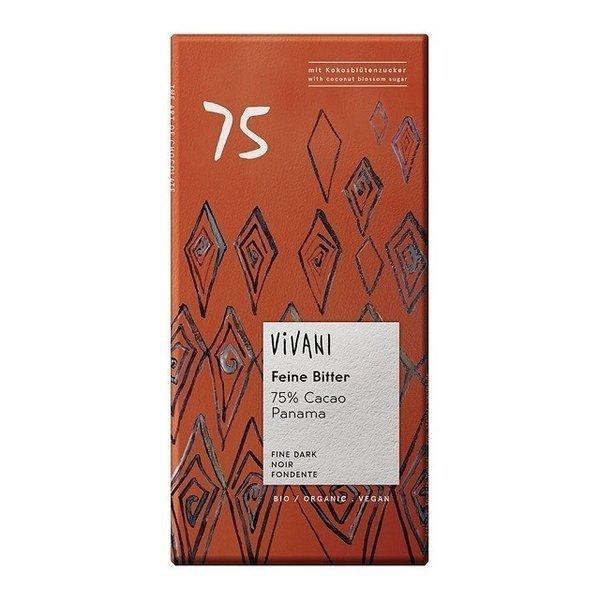 ViVANI オーガニック ダークチョコレート75％   　80g 　有機JAS「無農薬・無添加」