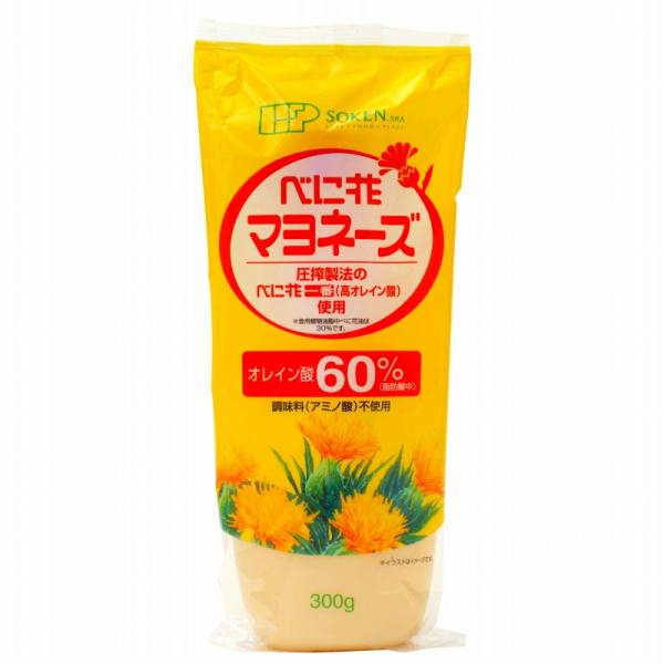 ○圧搾一番絞りのなたね油とべに花油を使用した、あっさりとした風味が特長。○オレイン酸を６０％以上（脂肪酸中）含むヘルシ?なマヨネ?ズです。○なたね油（非遺伝子組換え原料）はオ?ストラリア産の種子を１００％　使用しております。○食塩は自然塩、...