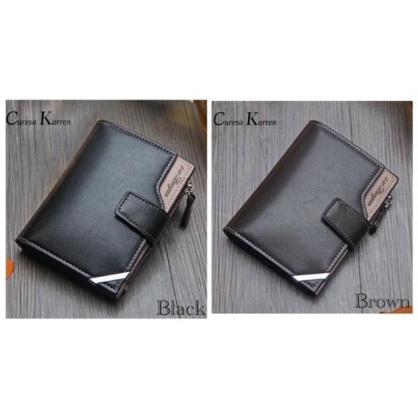 2 財布 二つ折り財布 レザー 革　収納ケース　カードホルダー　ボタン式　札入れ 小銭入れ　カード入れ 名刺入れ　男女兼用 ブランド　メンズ　レディース