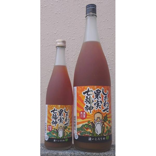 しあわせ果実 七福神 濃いとろ うめ 1800ml 北のさくら 果汁たっぷり フルーティー 国産果実 ロック、ソーダがオススメ