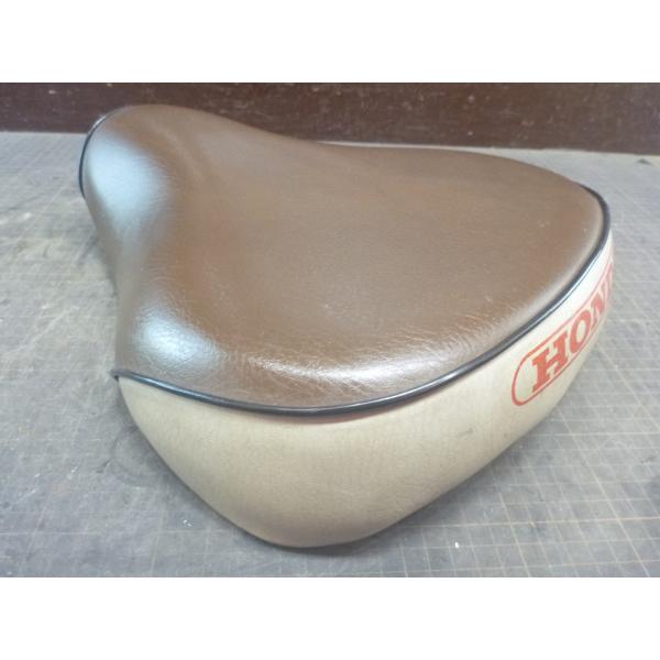 当時物 シート 破れ無し 鉄ベース 茶 スーパーカブ デラックス C50 6V