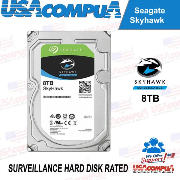 Seagate Skyhawk AI SATA III 6.0GB/S 3.5 HDD 1TB 2TB 3TB 4TB 6TB