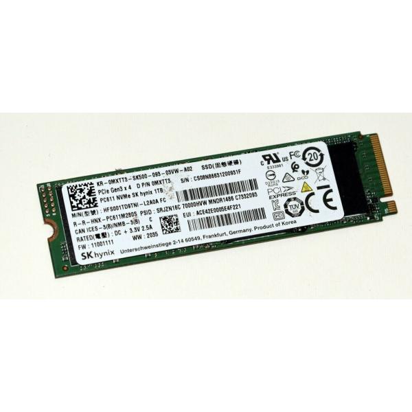 SK Hynix PC611 Gen3 X4 1TB SSD M.2 NVMe 0MXTT3 : うえたPC - 通販