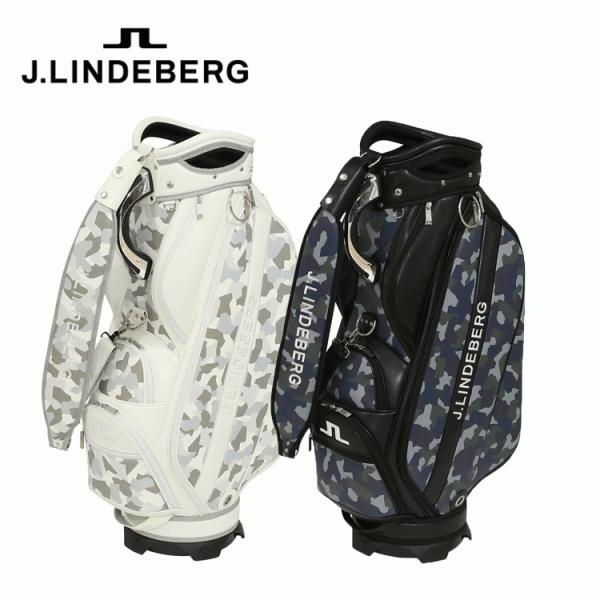 J.LINDEBERG キャディバッグ　軽量　防水　9型　ジェイリンドバーグ J.LINDEBERG × VESSEL ゴルフ シーズンプリント スタンド式