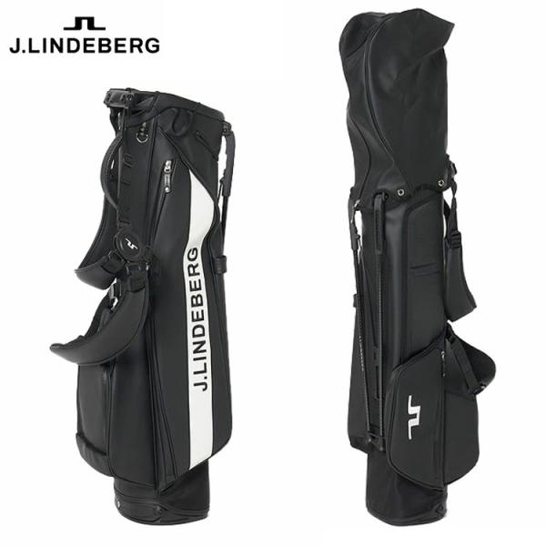 J.LINDEBERGスタンド式キャディバッグ　べゼルコラボ J.LINDEBERG × VESSEL ゴルフ シーズンプリント スタンド式