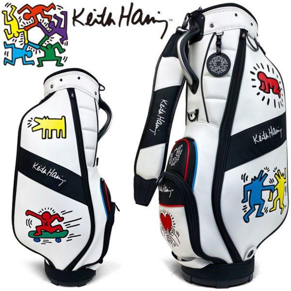 キースヘリング ゴルフ カート キャディバッグ Holding Heart