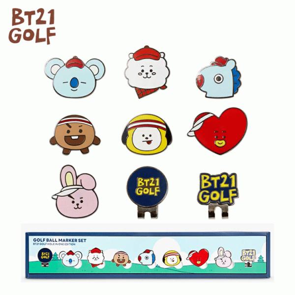 BT21 Golf HOLE IN ONE マーカー Lucky 7 SET【Ly】 : 遊遊