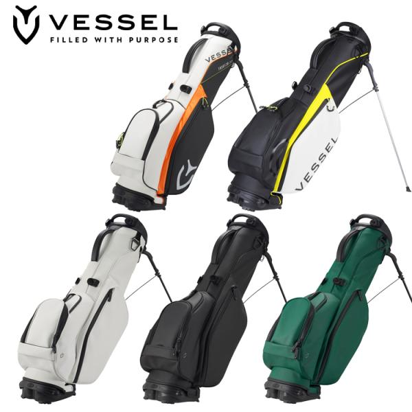 VESSEL GOLF べゼル ゴルフ VLX ラグジュアリースタンドバッグ シングルストラップ スタンド式 キャディバッグ ヴェゼル 7430120