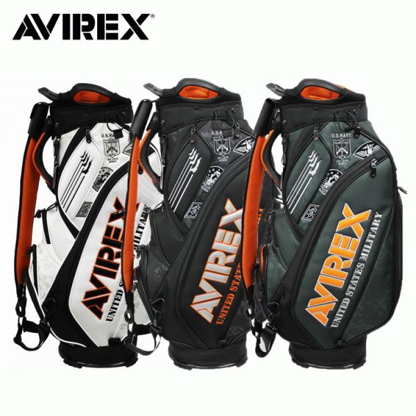 アヴィレックス AVIREX キャディバッグ 9インチ ゴルフバック AVIREX GOLF アヴィレックスゴルフ 9型 カート式 キャディバッグ