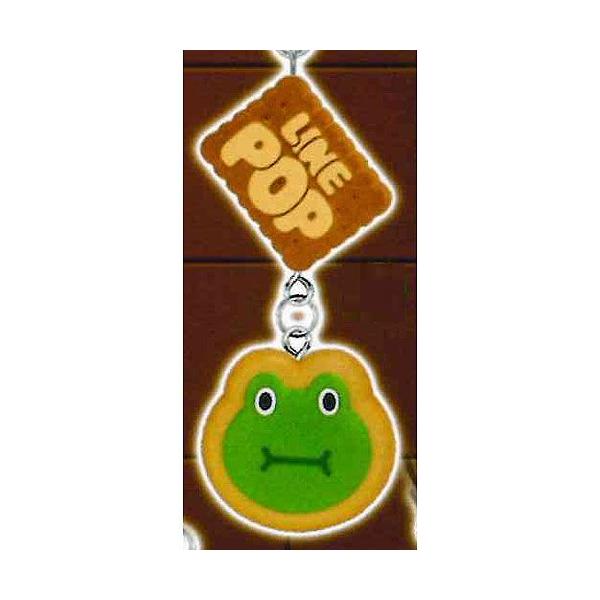 LINEPOP �u���E���̃A�C�V���O�N�b�L�[�X�g���b�v 3�F�J�G�� �^�J���g�~�[�A�[�c �K�`���|��