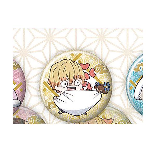 鬼滅の刃 えふぉるめ ふとんむし 缶バッジ 第2弾 3：我妻善逸 通常ver