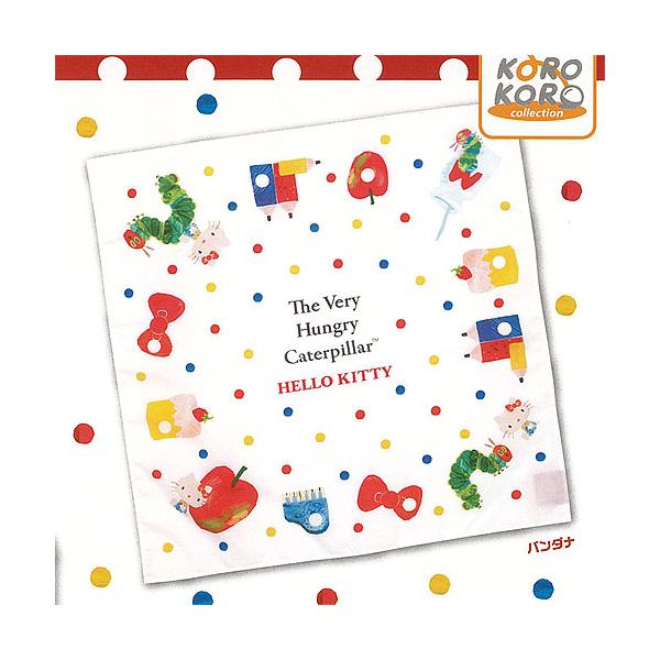 ハローキティ　はらぺこあおむしコラボ　限定キティ　はらぺこあおむしキティ　激レア はらぺこあおむし×ハローキティ」のコラボアートが可愛い！縫製