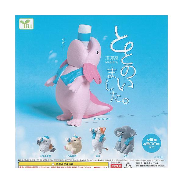 ととのいました TOTONOIMASHITA 全5種+ディスプレイ台紙セット エール