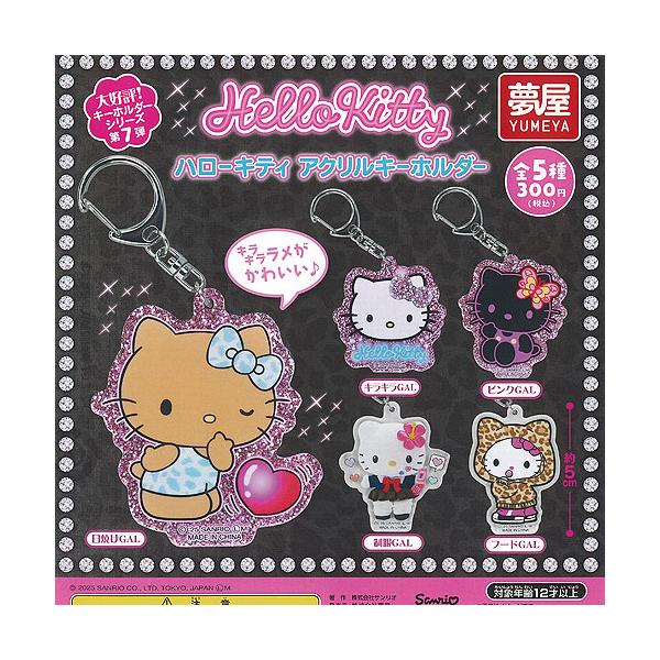 ハローキティ♡激レア ノベルティ アクリルキーホルダー5種フルコンプセット ハローキティ♡激レア ノベルティ アクリルキーホルダー5種
