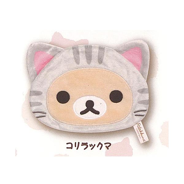 サンエックス リラックマ のんびりネコ ふわふわ ポーチ 3