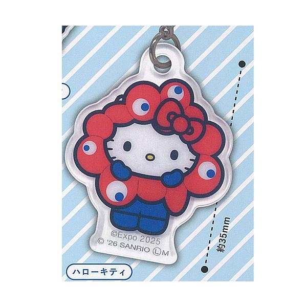 サンリオ キャラクターズ ミャクミャク なりきり アクリル チャーム 1