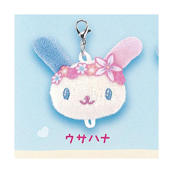 サンリオ ウサハナ ぬいぐるみ チャーム 1：ウサハナ ご当地本舗夢屋