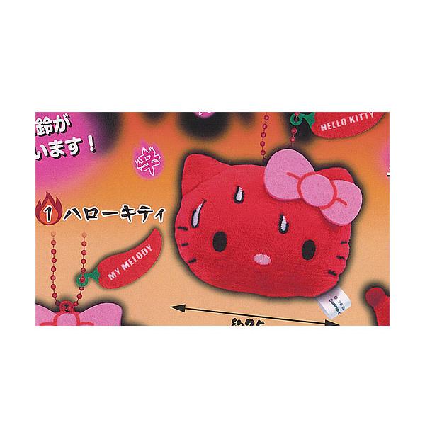 サンリオ キャラクターズ リンリン 鈴 ぬいぐるみ 激辛レッド 1