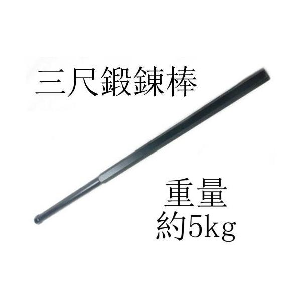 鍛錬用六角鉄棒(ろっかくかなぼう) 3尺 三尺鍛錬棒 ZB-90 5kg 3 鍛錬用六角鉄棒(ろっかくかなぼう) 3尺 三尺鍛錬棒 ZB-90 5kg 3