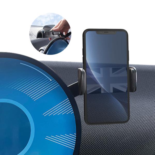スマホホルダー 最新改良 BMW ミニクーパー専用 センターディスプレイ 車載ホルダー 車 スマホ スタンド クリップ式 携帯ホルダー BMW MINI F65 F66 J01 J05 F01