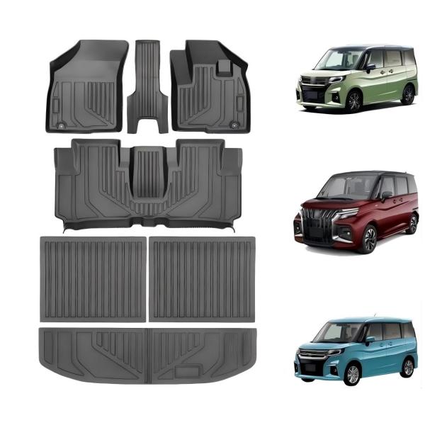 悠々ホーム カーマット 車用フロアマット ソリオバンディットSOLIO/SOLIO BANDIT MA27S MA37S MA47S MAD7S 2020年12月~現行対応　防水 TPE素材