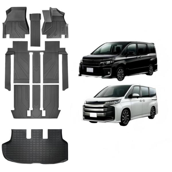 悠々ホーム カーマット 車用フロアマット トヨタ ヴォクシー ノア 80系前後期 2014年1月-現行専用 7人乗り ガソリン車 5枚セット TPE素材（NOAH　VOXY80）