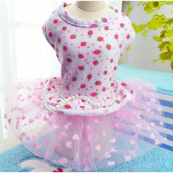 犬の服 猫の服 ワンちゃん服 ワンピース ドッグウエア ペット用品 ペット服 ペットグッズ 春 夏 新作 犬服 レース ふりふりスカート いちご Buyee Buyee Japanese Proxy Service Buy From Japan Bot Online
