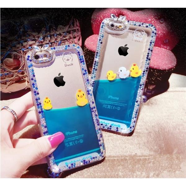 Iphone8 ケース Iphone7 ケース アイフォン カバー Apple 4 7インチ スマホケース 保護カバー 液体 キラキラ 流れるアヒル I7101 Yuyu Shop 通販 Yahoo ショッピング