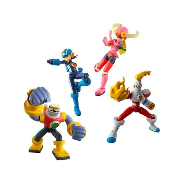 SMP Kit Makes Pose ロックマンエグゼ01 全4種セット未開封 SMP Kit Makes Pose ロックマンエグゼ 01 4個入りBOX (食玩