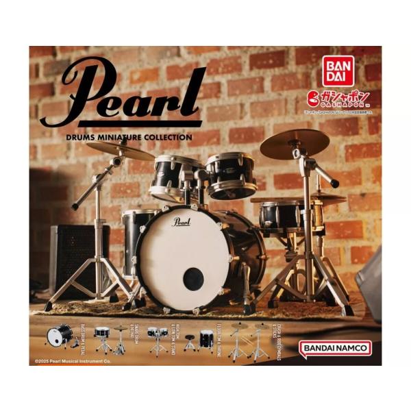 その他 Pearl Drums Fender Miniature Collection Bandai Pearl Drums Miniature Collection All 5 types Capsule
