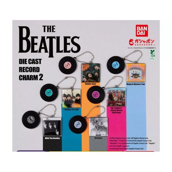 THE BEATLES ダイキャストレコードチャーム2 全6種セット : ゆうゆう